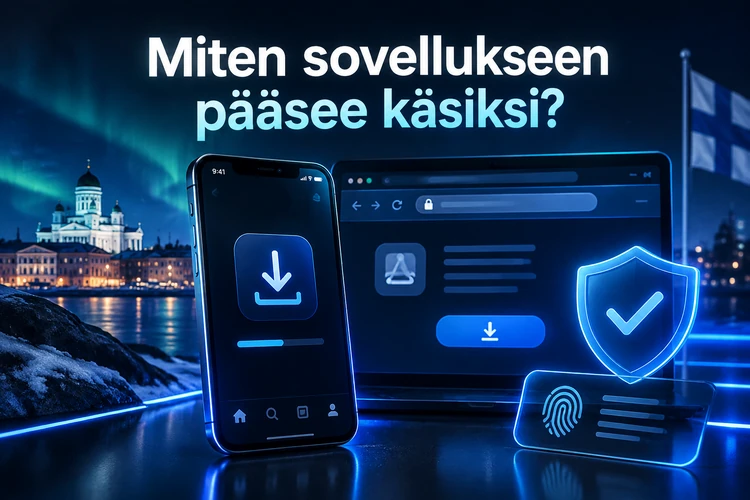 Miten sovellukseen pääsee käsiksi?