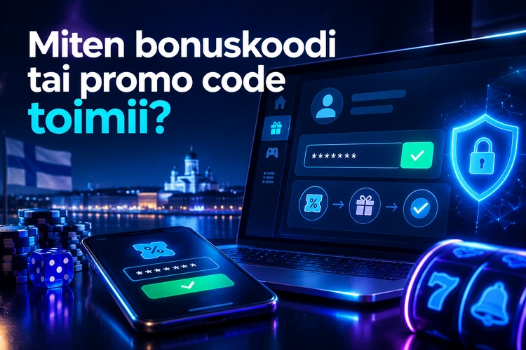 Miten bonuskoodi tai promo code toimii?