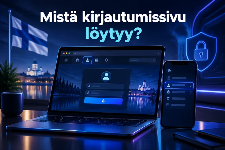 Mistä kirjautumissivu löytyy?