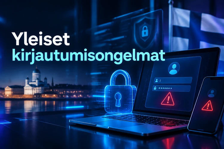 Yleiset kirjautumisongelmat