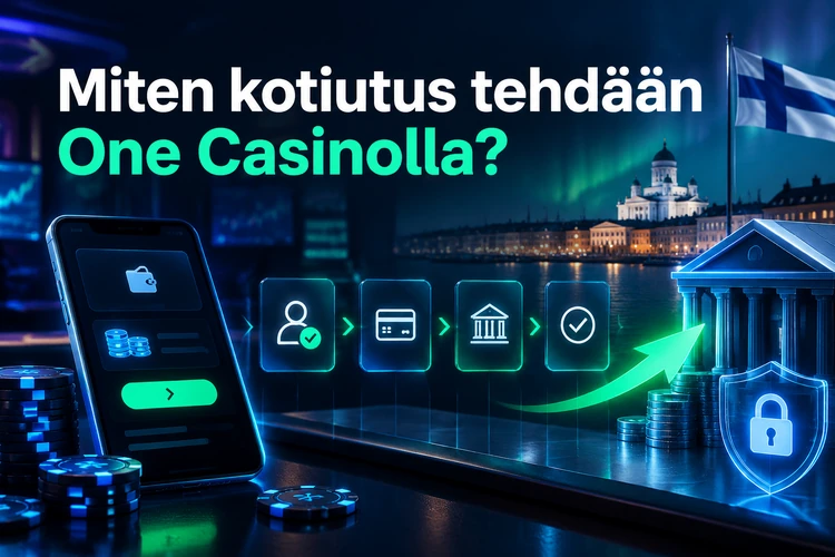 Miten kotiutus tehdään One Casinolla?