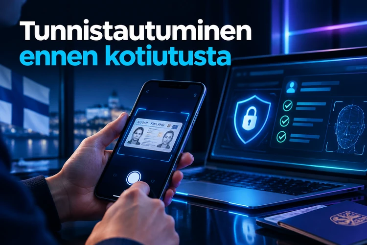 Tunnistautuminen ennen kotiutusta